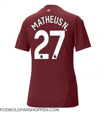 Manchester City Matheus Nunes #27 Tredjetrøje Dame 2024-25 Kortærmet